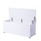 Basicwise Wooden Storage Organizing Toy Box, White QI003458.W - alternate 1